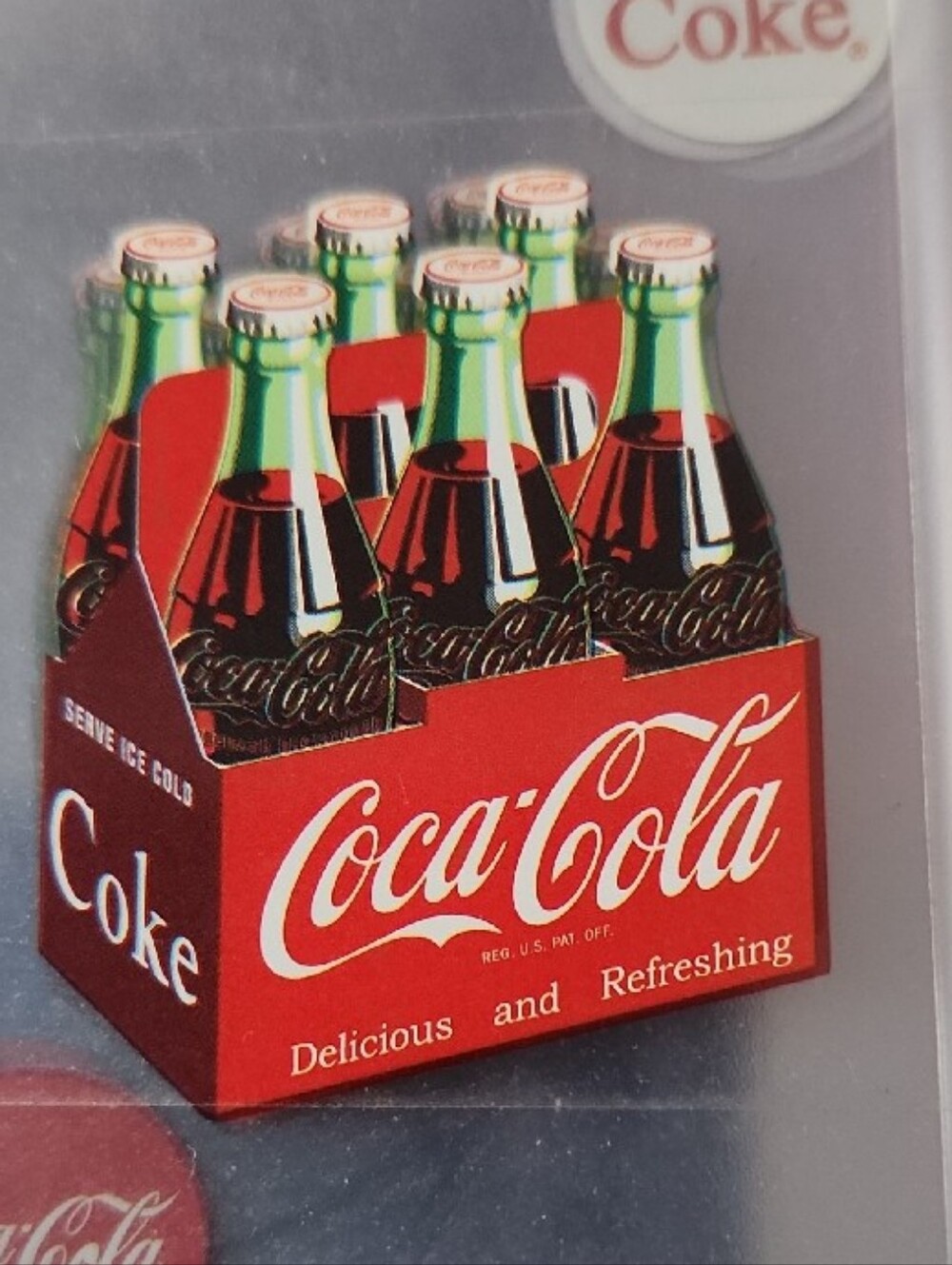 Coca-Cola Clear Playing Cards Classic Red Green White Bottle Pack Artwork - Picture 2 of 5
